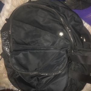 LuluLemon Nylon Black Backpack